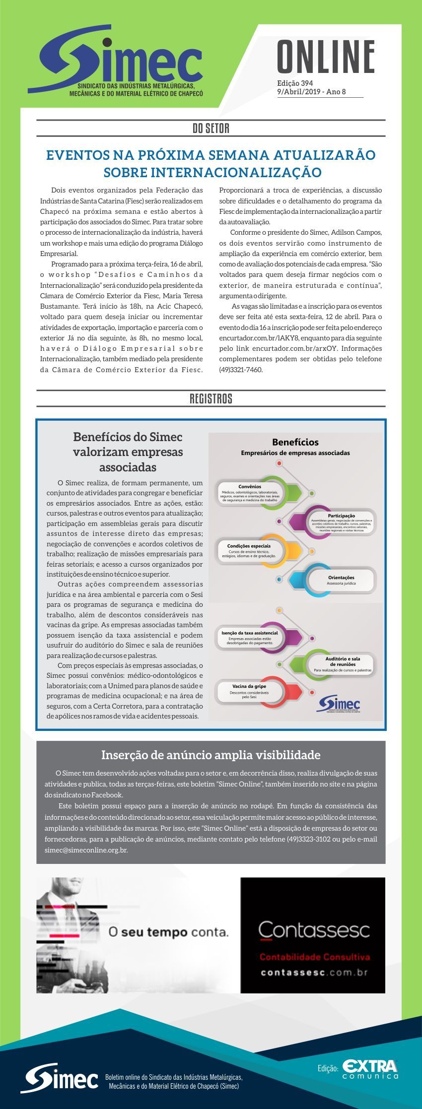 SIMEC - Sindicato das Indstrias Metalrgicas, Mecnicas e do Material Eltrico de Chapec/SC -