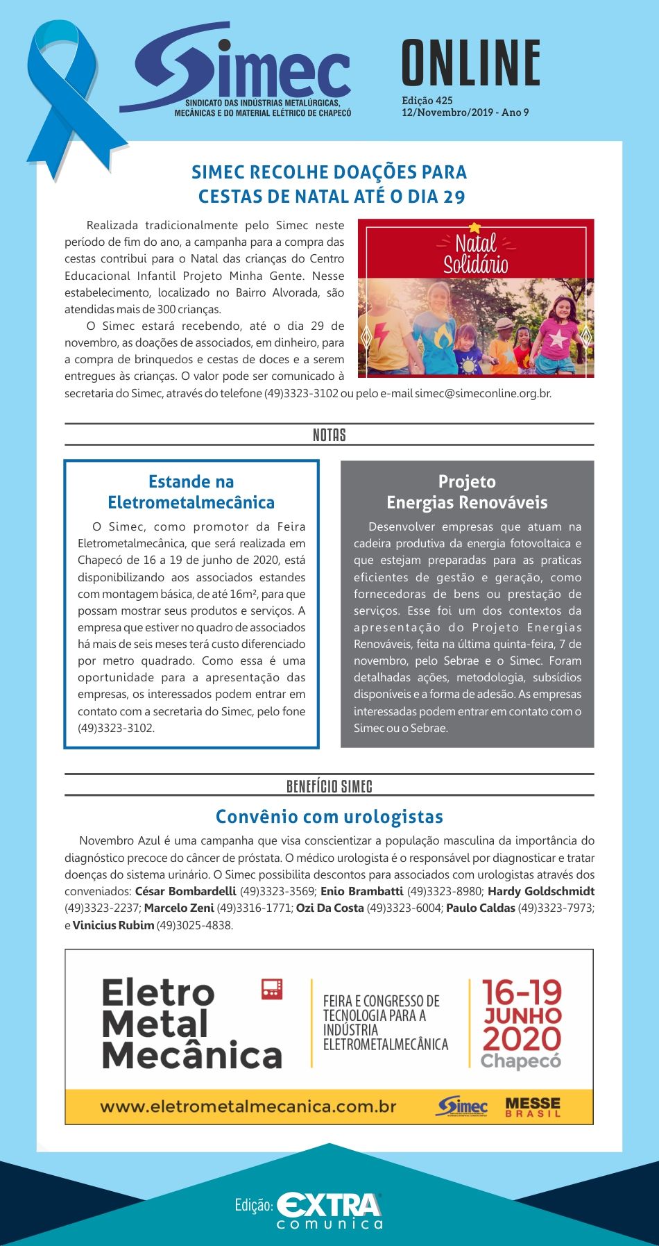 SIMEC - Sindicato das Indstrias Metalrgicas, Mecnicas e do Material Eltrico de Chapec/SC -