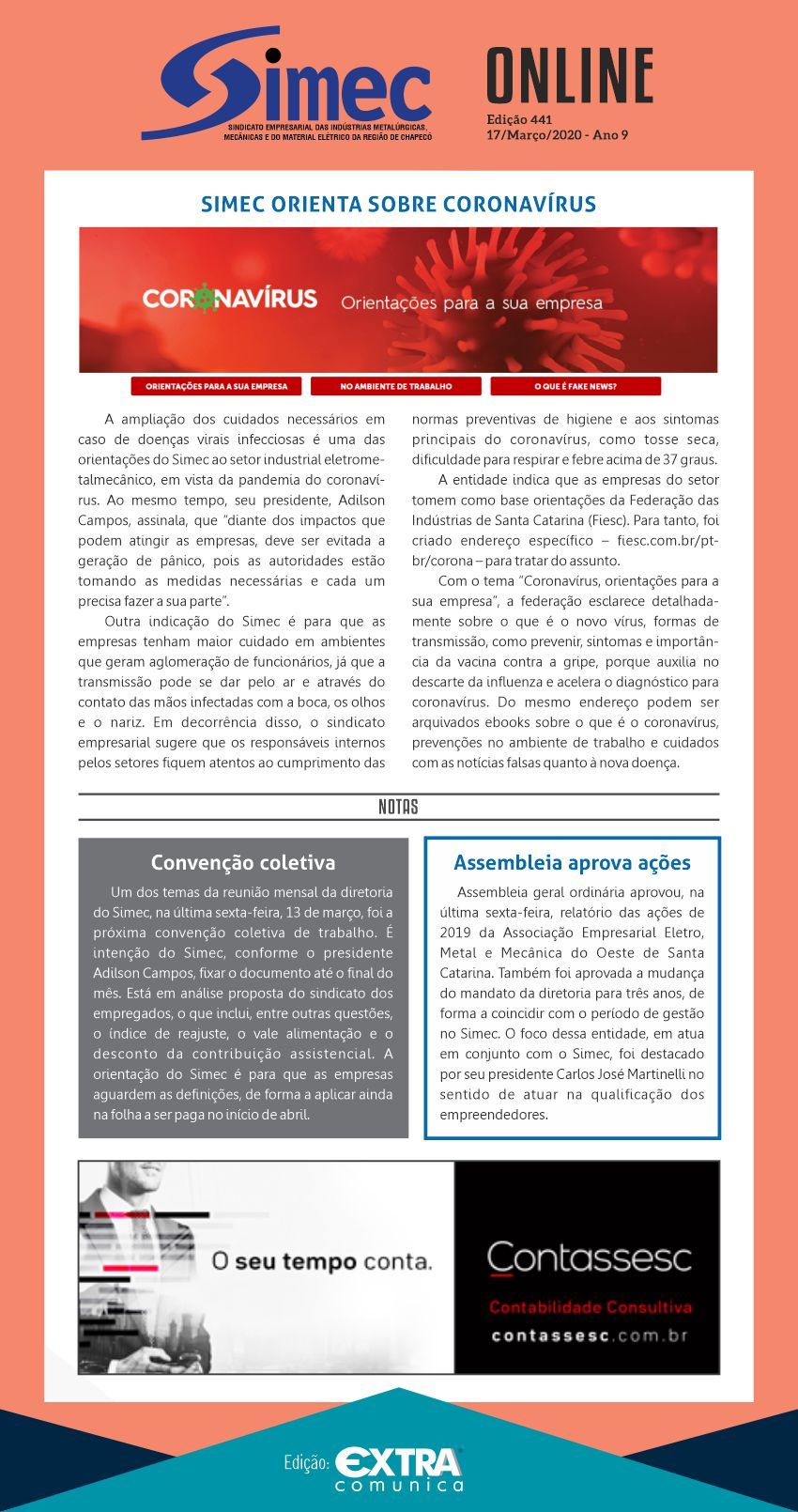 SIMEC - Sindicato das Indstrias Metalrgicas, Mecnicas e do Material Eltrico de Chapec/SC -